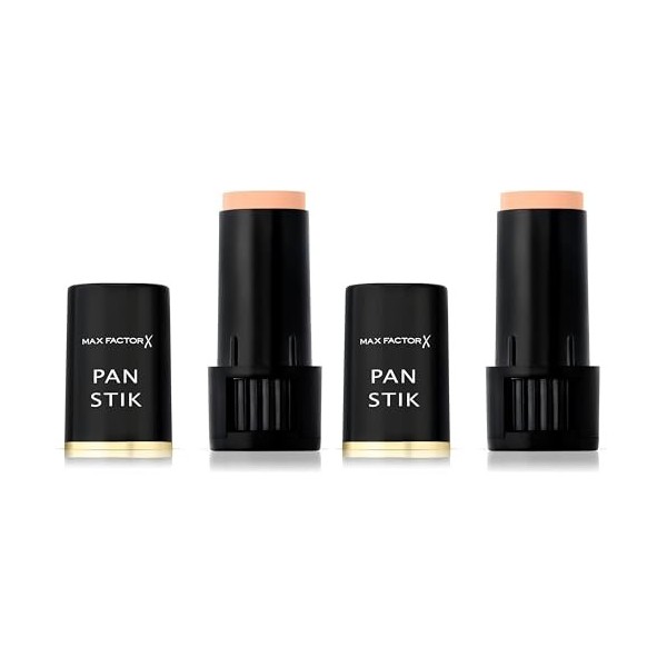 MAX FACTOR PAN STIK OLIVE Fond de Teint 9 g Lot de 2