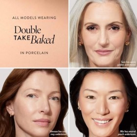 LAURA GELLER NEW YORK Fondotinta in Polvere Baked Double Take Porcelain – Coprenza Totale, Finish Opaco Traspirante, Fondot