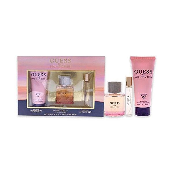 Guess 1981 Los Angeles Coffret Cadeau pour Femme 3 Pièces 1 Unité