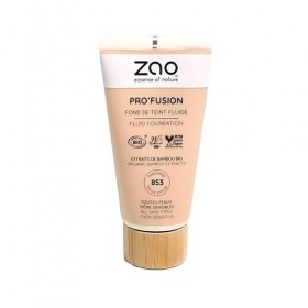 Zao ProFusion Fluid Foundation 853 Petal Beige