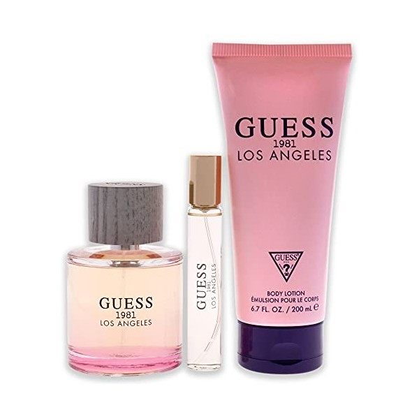 Guess 1981 Los Angeles Coffret Cadeau pour Femme 3 Pièces 1 Unité