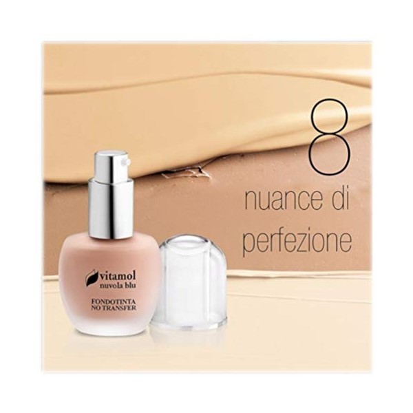Vitamol make up Fond de teint liquide visage longue tenue sans transfert - 30 ml Doré 