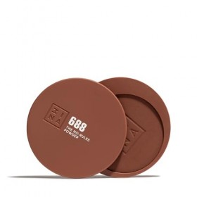 3INA MAKEUP - The No-Rules Powder 688 - Marron foncé - Poudre Compacte 3 en 1 Marron foncé Yeux Lèvres et Joues - Poudre avec
