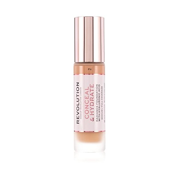 Makeup Revolution, Fond de teint Conceal & Hydrate, F11, 23ml