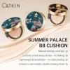CATKIN Fond De Teint Cushion, Formule Légère Et Longue Tenue, Anti-Âge, Effet Naturel, Extraits De Plantes 7 En 1, Finition S