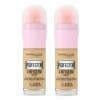 Maybelline New York Instant Age Perfector Glow 4en1 Anti-Cernes BB Cream Éclairant Primer Couleur 1.5 Light Medium avec Épong