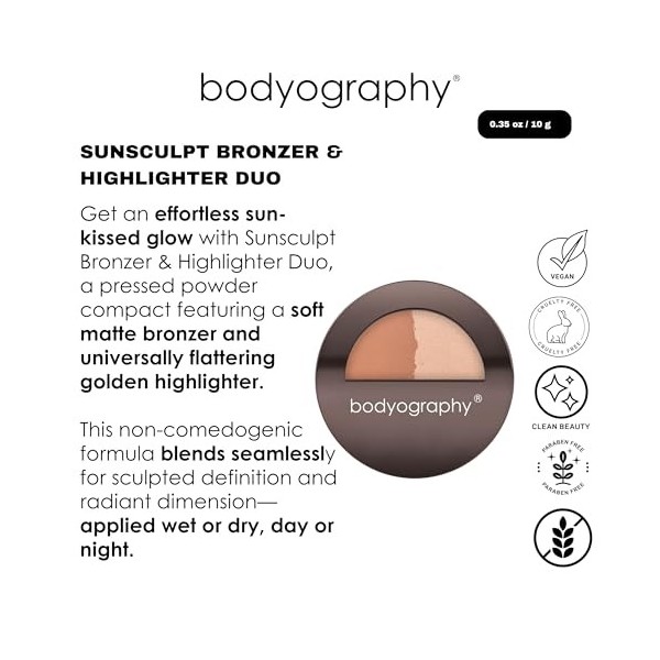Sunsculpt And Highlighter Duo by Bodyography for Women - 0.35 oz Makeup