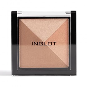 Inglot Poudre Bronzante & Illuminatrice Multicolour | pour Sculpter et Mettre en Valeur le Visage | Fini Lisse et Uniforme | 