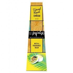 Impulse Coffret cadeau parfum Wild and Spontanous avec brume corporelle et baume Tropical Beach et expresso