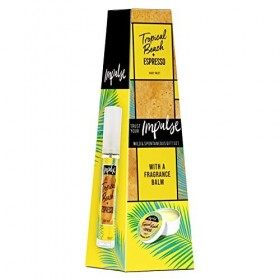 Impulse Coffret cadeau parfum Wild and Spontanous avec brume corporelle et baume Tropical Beach et expresso
