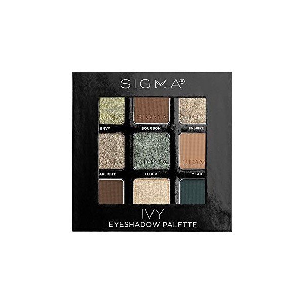 Sigma Beauty Eyeshadow Palette - Ivy for Women 0.032 oz Eye Shadow