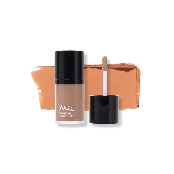Mii Cosmetics | Cheek Veil Liquid Blush | Weightless & Skin-first formula to brighten cheeks for an Healthy and Natural Look 