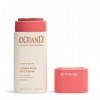 ATTITUDE Oceanly Fard à Joues, EWG Verified, Phtyoglycogène Hydratant, Ingrédients dOrigine Naturelle, Maquillage Végane, Ha