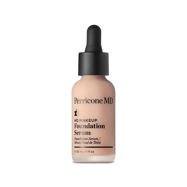 Perricone MD No Makeup Foundation Serum Porcelain 30ml -Lightweight, Buildable Coverage with Semi-Matte Finish – Visibly Fade