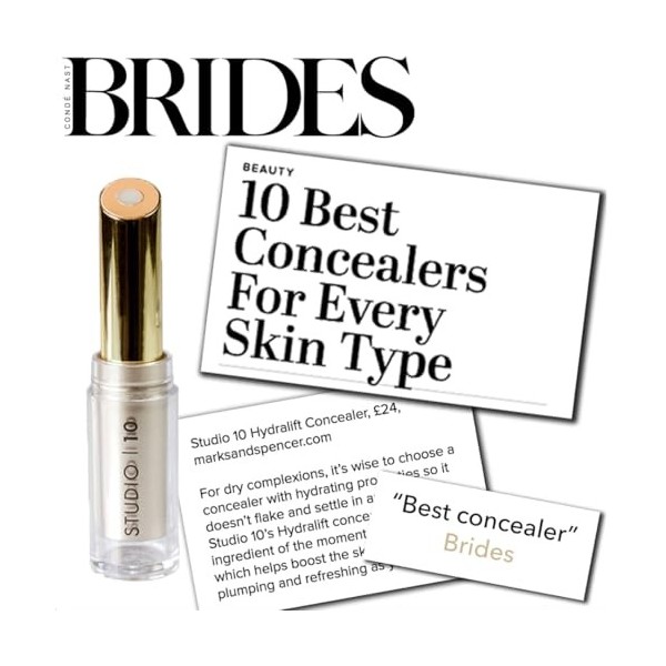 Studio10 Hydra-Lift I-Correcteur formulé pour les peaux matures Rafraîchit et ravive les yeux fatigués avec une hydratation p