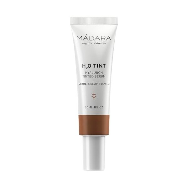 MÁDARA H2O Tint Hyaluronic Tinted Serum, 5 Dream Flower 30 ml - Un sérum teinté qui apporte hydratation et fraîcheur à chaqu