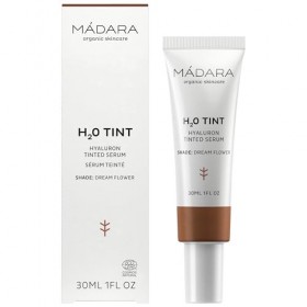MÁDARA H2O Tint Hyaluronic Tinted Serum, 5 Dream Flower 30 ml - Un sérum teinté qui apporte hydratation et fraîcheur à chaqu