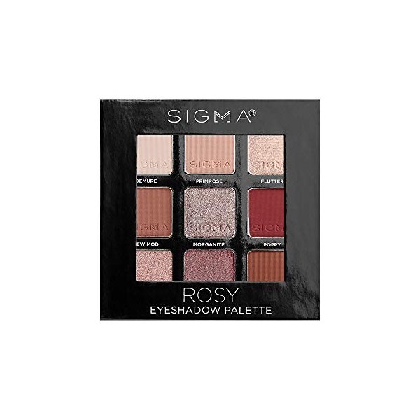 Sigma Beauty Eyeshadow Palette - Rosy for Women 0.032 oz Eye Shadow