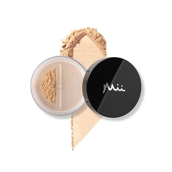 Mii Cosmétiques | Base pour le visage Irrésistible Fond de teint minéral 100% pur | Fond de teint minéral 100% pur primé | Co