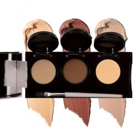 Crème Concealer de Dermaflage, Palette Concealer 3 en 1, Anti-cernes haute couvrance, Imperméable, Formule Mélangeable pour u