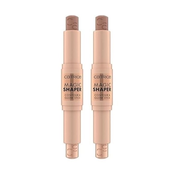 Catrice | Magic Shaper Contour & Glow Stick | Contour mat 2 en 1 et surligneur scintillant | Maquillage façonnant et éclairci