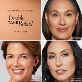 LAURA GELLER NEW YORK Fondotinta in Polvere Baked Double Take Medium – Coprenza Totale, Finish Opaco Traspirante, Fondotint