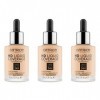 Catrice HD Liquid Coverage Fond de teint liquide, Maquillage, Liquide étanche avec Pipette, Maquillage pour le visage, 3 x 30