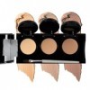 Crème Concealer de Dermaflage, Palette Concealer 3 en 1, Anti-cernes haute couvrance, Imperméable, Formule Mélangeable pour u