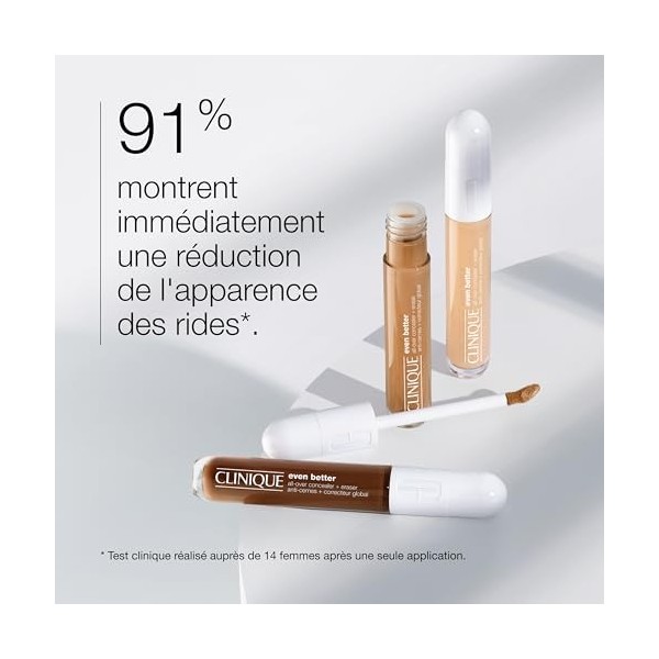 Clinique Even Better Anti-cernes + Correcteur Couvrance Totale | Hydratant, Éclaircissant + Décongestionnant, 6 ml