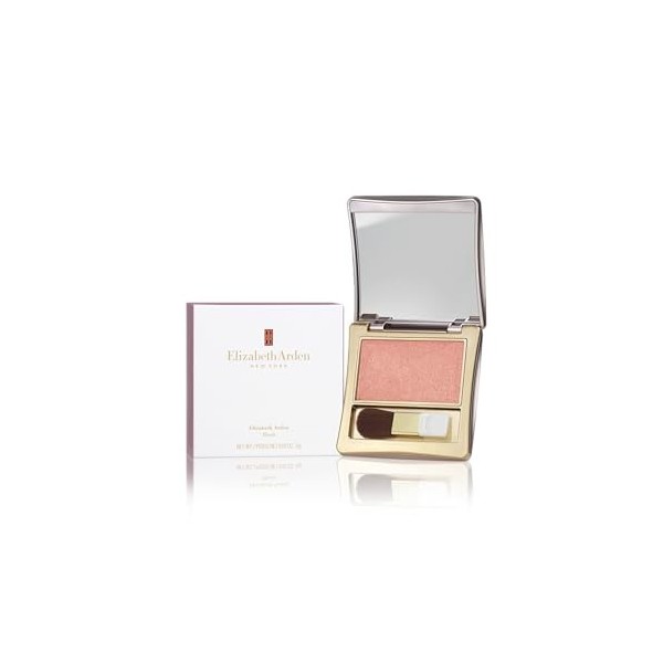 Elizabeth Arden Blush, Fards à joues, Blush Poudre, Lumineux, Eclat, Texture Soyeuse, Modulable, Sans Talc, Texture poudre, L