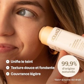 ATTITUDE Oceanly Fond de Teint, EWG Verified, Phytoglycogène Hydratant, Ingrédients dOrigine Naturelle, Perfecteur de Teint 