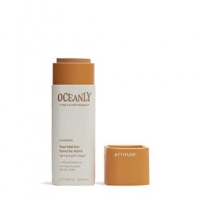ATTITUDE Oceanly Fond de Teint, EWG Verified, Phytoglycogène Hydratant, Ingrédients dOrigine Naturelle, Perfecteur de Teint 