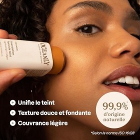 ATTITUDE Oceanly Fond de Teint, EWG Verified, Phytoglycogène Hydratant, Ingrédients dOrigine Naturelle, Perfecteur de Teint 