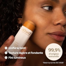 ATTITUDE Oceanly Huile Teintée, EWG Verified, Phytoglycogène Hydratant, Ingrédients dOrigine Naturelle, Perfecteur de Teint 