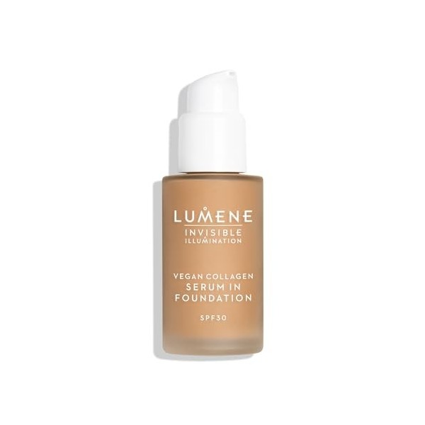 Fond de teint sérum teinté Invisible Illumination LUMENE | SPF 30 | Teinte 05 | Couverture légère et lumineuse | Enrichi en c