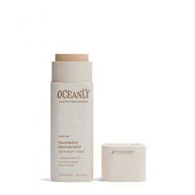 ATTITUDE Oceanly Fond de Teint, EWG Verified, Phytoglycogène Hydratant, Ingrédients dOrigine Naturelle, Perfecteur de Teint 