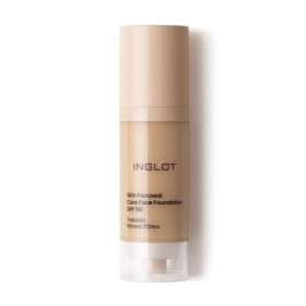 Inglot Fondotinta Illuminante con Benefici per la Pelle | Protezione Solare | Formula Vegana | Skin Focused Care Face Foundat