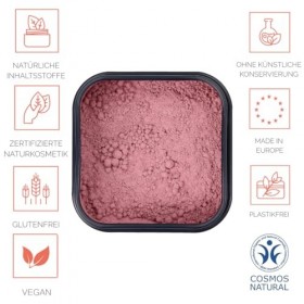 vary vace Blush Hannah rose clair , recharge, blush, poudre sans liant ne colle pas, facile à la peau , cosmétique naturel 