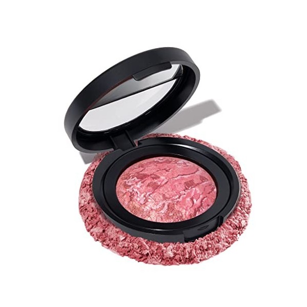 LAURA GELLER Blush Polvere Cotto Blush-n-Brighten Tropic Hues – Fard Make Up in Polvere Marmorizzato, Cremoso e Leggero, Fi