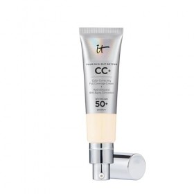IT Cosmetics Your Skin But Better CC Cream SPF 50+ 32 ml, crème multi-usages hautement pigmentée SPF 50, crème de jour anti-â