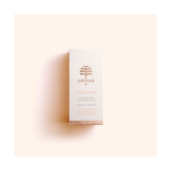 Palmea | Ligne Color | Symphonie Fondation Négociante - Longue tenue - Illuminant Perfectionnant Repulpant 01 Vanille, 30 ml