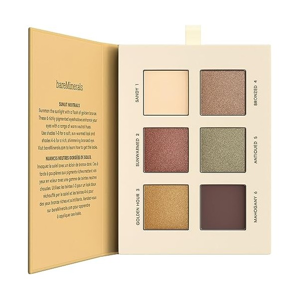 bareMinerals Mineralist Eyeshadow Palette - Sunlit for Women 0.24 oz Eye Shadow