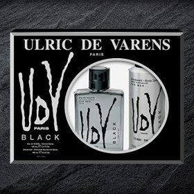 Ulric de Varens Coffret UDV Black Eau de Toilette, 100 ml + Déodorant, 200 ml, 1 Unité