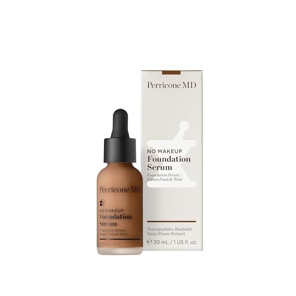 Perricone MD No Makeup Foundation Serum Rich 30ml - Lightweight, Buildable Coverage with Semi-Matte Finish – Visibly Fades Da