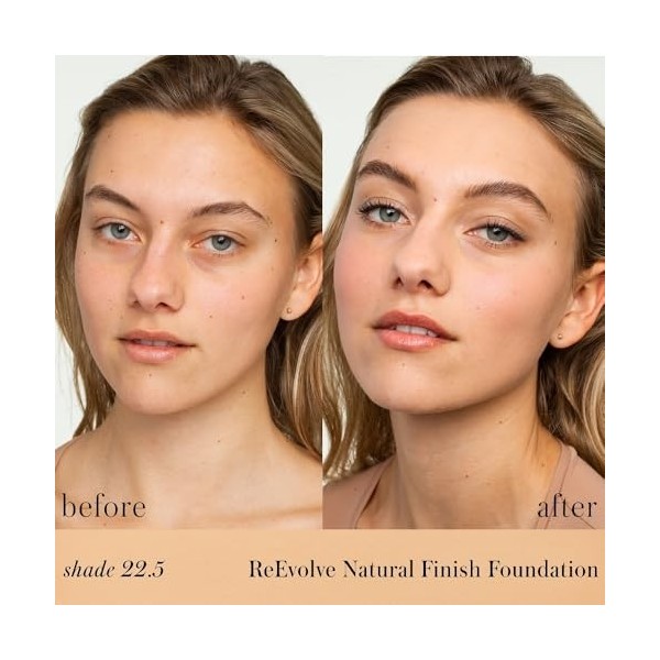 Re Evolve Natural Finish Foundation - 22.5 Cool Buff Beige by RMS Beauty for Women - 0.98 oz Foundation