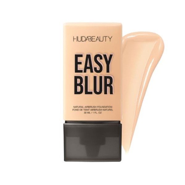 HUDABEAUTY Bella Easy Blur Natural Fond de teint aérographe, 30 ml, 200B SHORTBREAD, 30 ml, 1 pièce