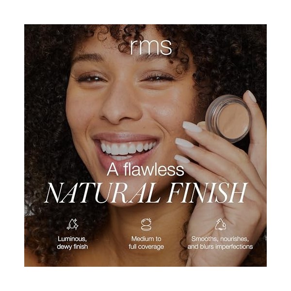 RMS Beauty UN Cover-Up Cream Foundation - 55 Tanned Amber For Women 1 oz Foundation