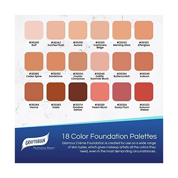 Graftobian HD Creme Foundation Super Palette - Cool Plus by Graftobian