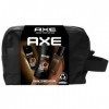 AXE Coffret cadeau Homme Dark Temptation avec 1 trousse et 3 produits, une eau de toilette de 100 ml, un déodorant de 200 ml 