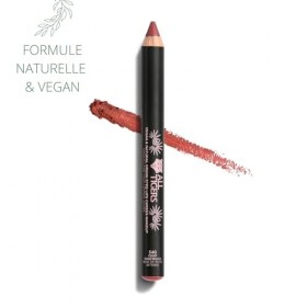 All Tigers - Crayon Multi Usage 3-en-1 pour Yeux, Lèvres et Joues - Teinte Bois de Rose Intense - Texture Crémeuse et Facile 